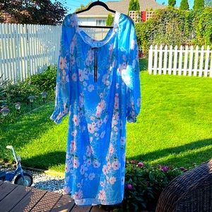 WBQ long sleeve maxi nightgown